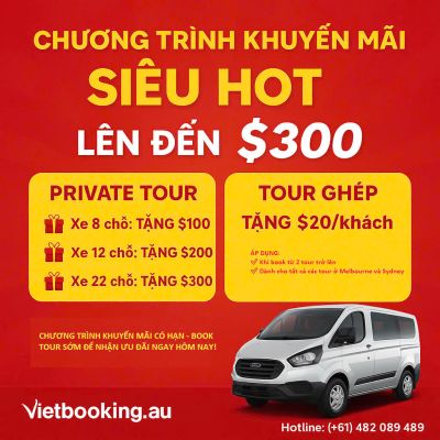 Chương Trình Khuyến Mãi Siêu Hot - Lên Đến 300AUD
